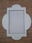 Quadro Meninas Vitral Tecido 200X300 -52