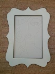 Quadro Meninas Vitral Tecido 200X300 -56