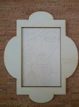 Quadro Meninas Vitral 200X300 -4